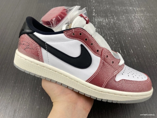 JORDAN OG AIR LOW 1 X 'RED BLACK' ROOM FN0432-017 TROPHY 1020